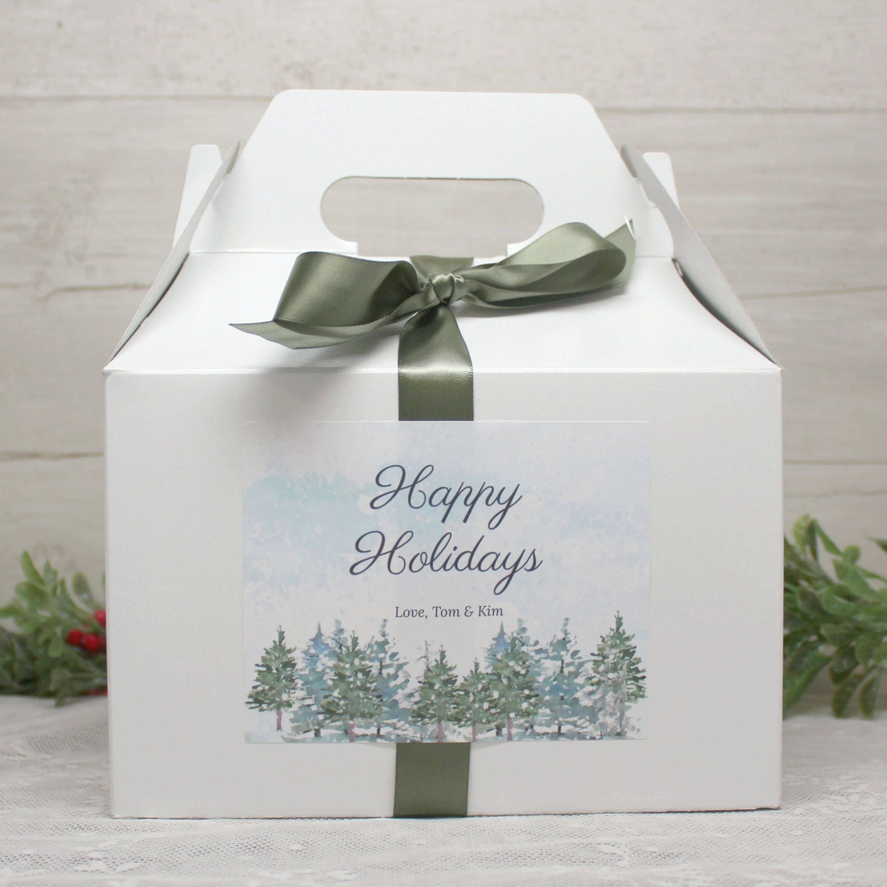 Winter Spa Gift Set / Winter Wonderland Candle Gift Set / Christmas Spa Gift Set / Holiday Candle Gift Set/ Warm Winter Wishes