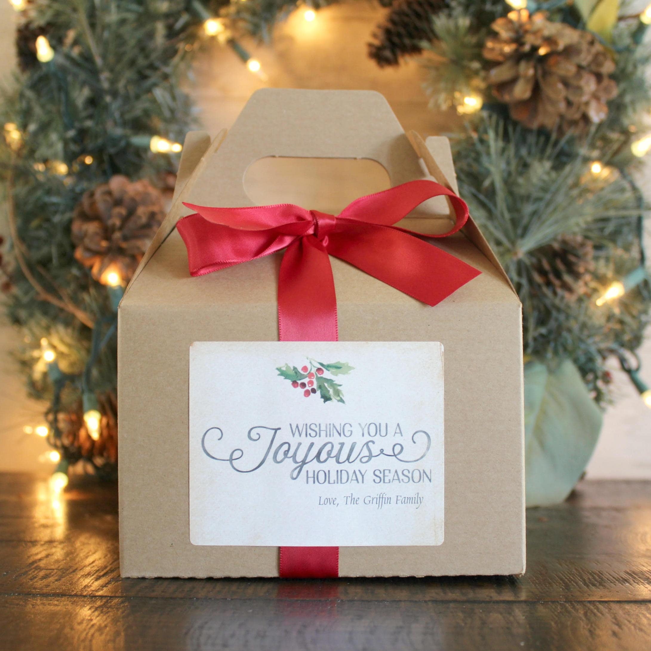 Christmas Gift Box / Christmas Candle / Spa Gift Set / Christmas Gift Hostess / Personalized Christmas Gift / Christmas Gift Set with Box