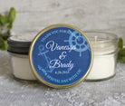 Anchor Wedding Favor / Nautical Wedding Favor / Personalized 4 oz. Candle Favors / Nautical Bridal Shower/ Anchor Shower Favor