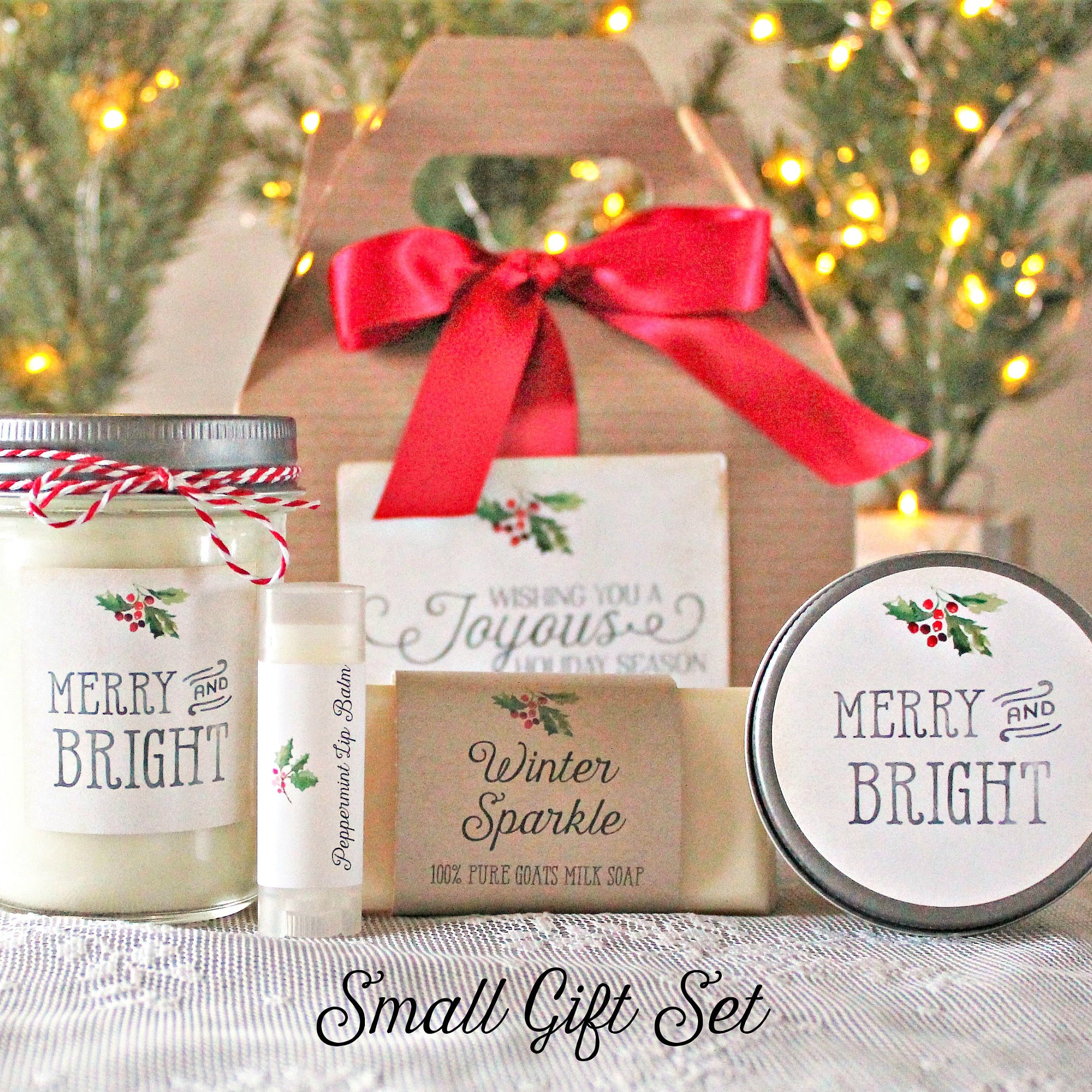 Holiday Gift Box / Christmas Spa Gift Set / Christmas Gift Idea / Christmas Gift For Her /Christmas Gift For Him / Personalized Holiday Gift