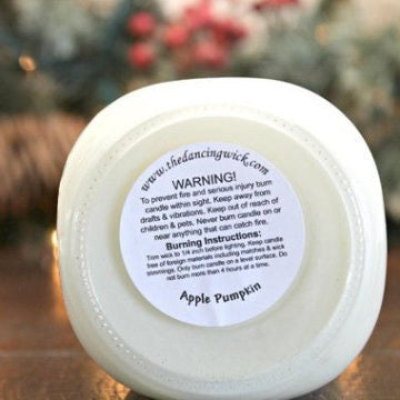 Tartan Plaid Bear Christmas Candle Gift – Personalized 4oz Soy Candle, Classic Holiday Style