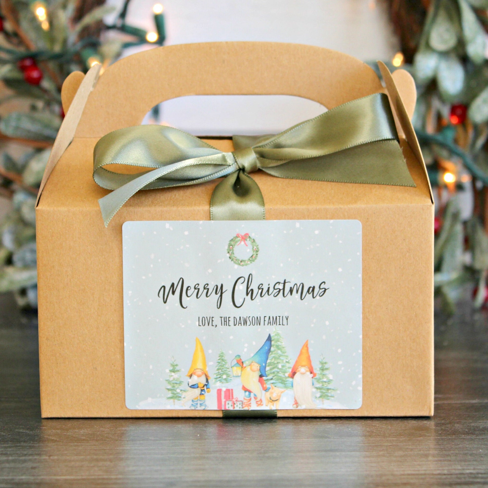 Gnome Christmas Candle / Holiday Gift Candle / Personalized Christmas Gift / Personalized Holiday Gift / Christmas Gift / Send Holiday Gift