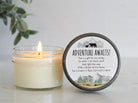 Adventure Baby Shower Favors / Adventure Awaits / Bulk 4 oz Candle Favors / Mountain Baby Shower / Boy Baby Shower / Forest Woodland