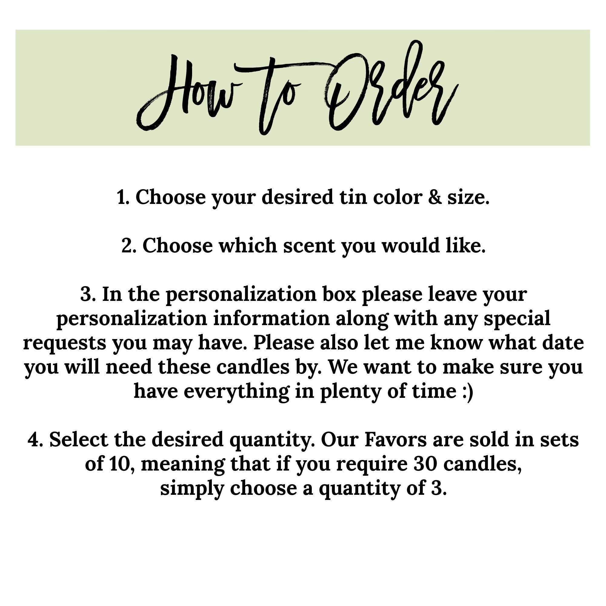 Wildflower Wedding Favors for Guests / Set of 10 Candle Favors / Boho Candle Favors / Personalized Wedding Favors / Gold Candle Tins