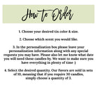 Personalized Name Wedding Favors / Set of 10 BULK Candles for Guests / Custom Candle Gift / Gold Tin / Silver Tins / Unique Wedding Favors