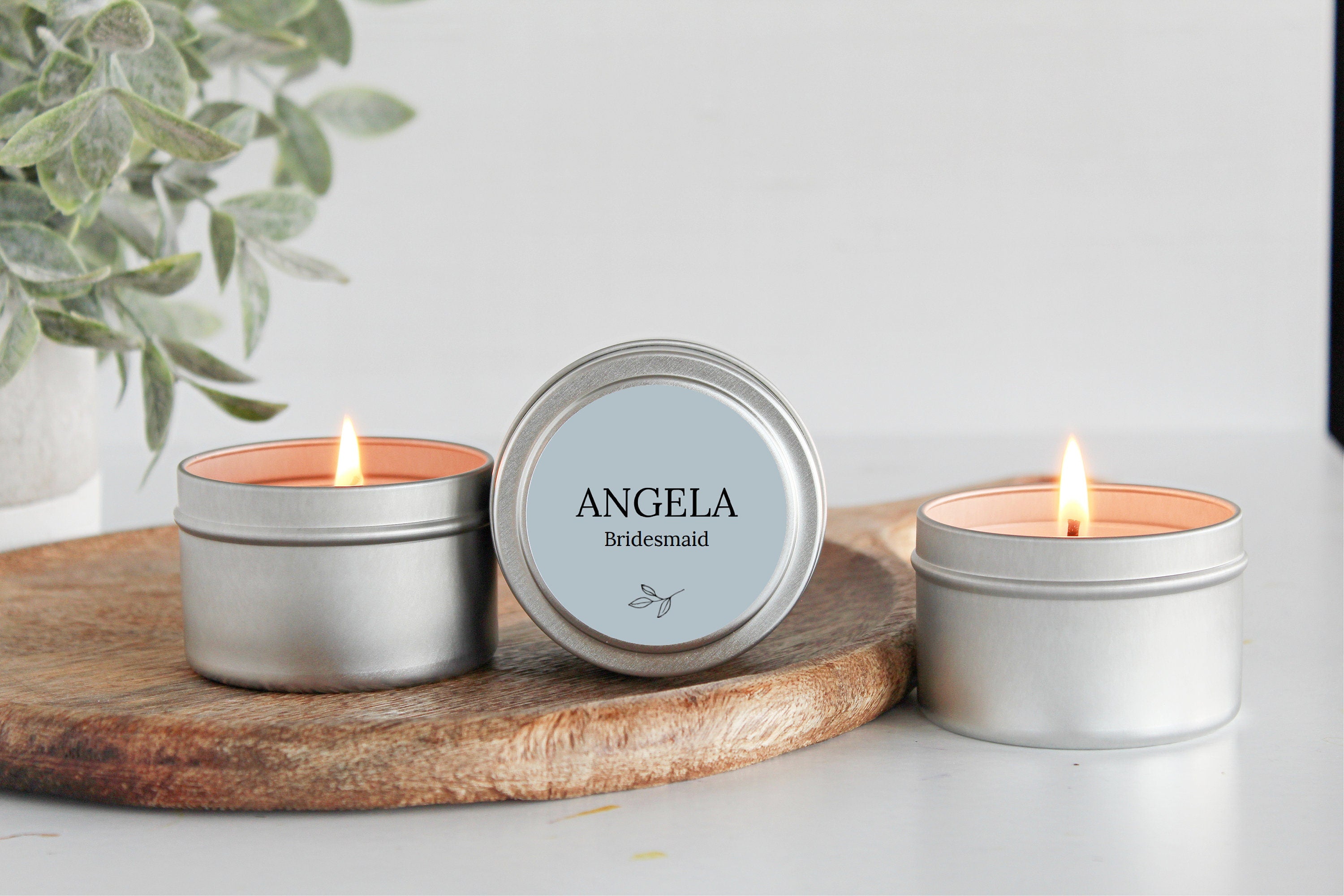 Bridesmaid Gift / Bridesmaid Candle / Personalized Candle / Bridesmaid Proposal / Maid of Honor/ Matron of Honor
