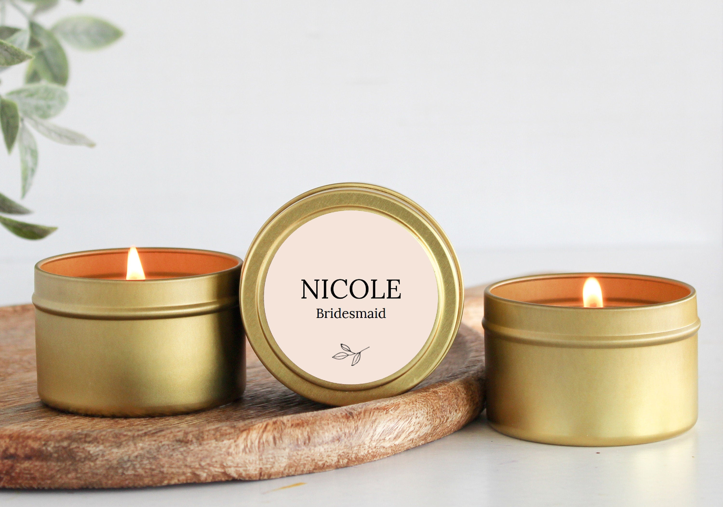 Bridesmaid Gift / Bridesmaid Candle / Personalized Candle / Bridesmaid Proposal / Maid of Honor/ Matron of Honor