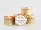 Pumpkin Baby Shower Favors / For Guests Bulk / Pumpkin Favors / Falling in love with baby / Baby Boy / Baby Girl / Gender Neutral / Gold Tin