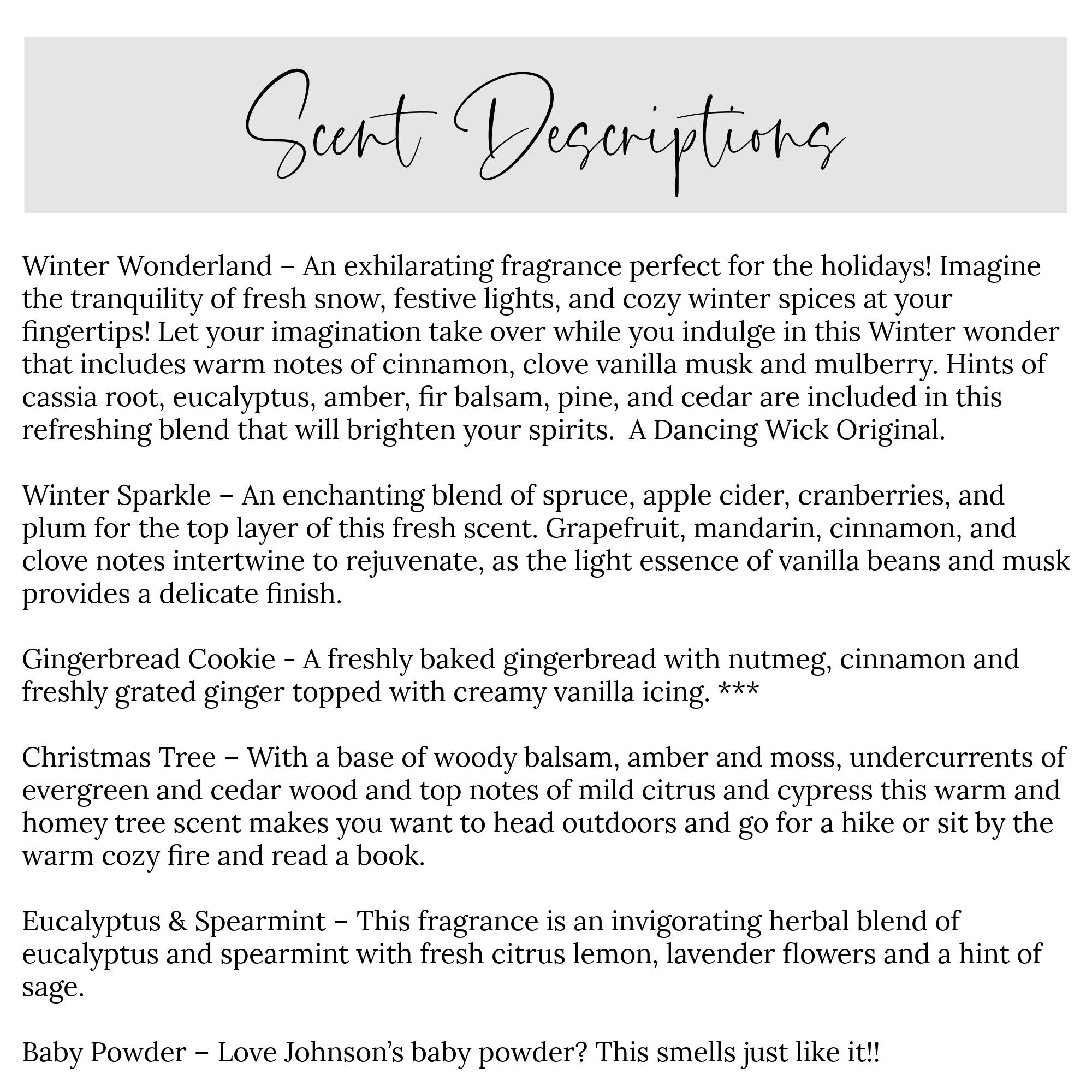 Winter Baby Shower / Candle Favors / For Guests in Bulk / Baby it's Cold Outside / Winter Wonderland / Christmas Baby / Poem Favor