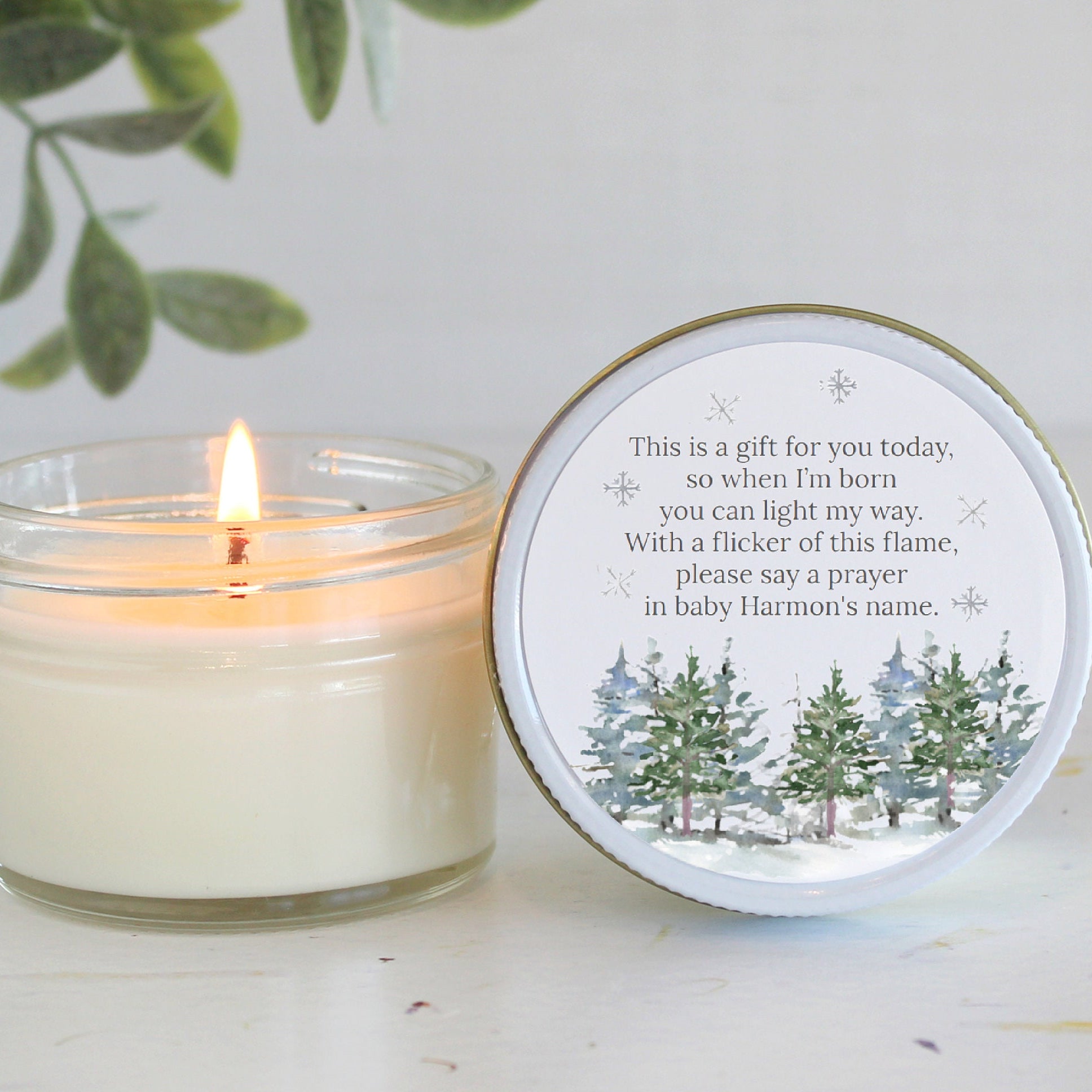 Winter Baby Shower / Bulk 4 oz Candle Favors / Baby It's Cold Outside / Winter Wonderland / Boy Baby Shower / Girl Baby Shower/Onederland