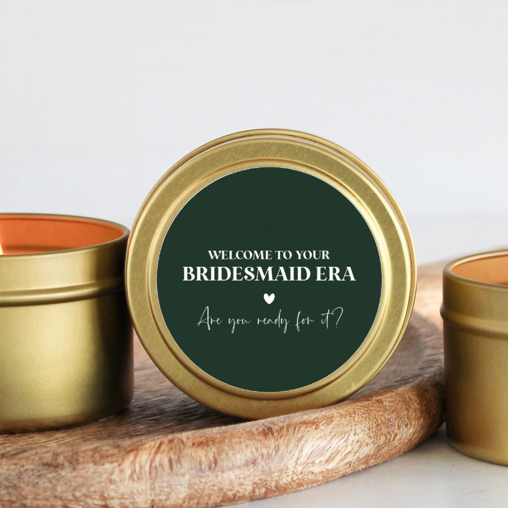 Bulk Bridesmaid Proposal Gift / Soy Candle / Small Bridesmaid Gift / Welcome to your Bridesmaid Era / Unique / Will you be my /Maid of Honor
