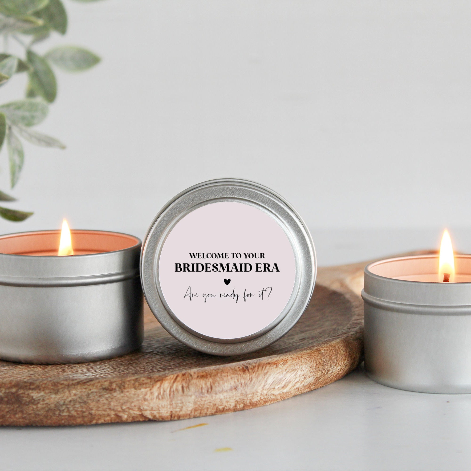 Bulk Bridesmaid Proposal Gift / Soy Candle / Small Bridesmaid Gift / Welcome to your Bridesmaid Era / Unique / Will you be my /Maid of Honor