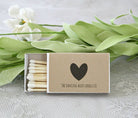Custom Matches for Wedding Favors / Bridal Shower Favors / Sold in Sets of 10 / Matches to Match your Candle Favors / The Perfect Match