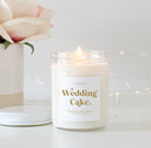 Wedding Cake Scented Soy Candle / Engagement Gift / Bridesmaid Gift / Wedding Gift / Bride & Groom / Smells like / Happily Ever After
