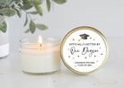 One Degree Hotter Graduation Party Favors / 4 oz Soy Candle Favors / College Graduation / High School Graduation / Personalized Favors