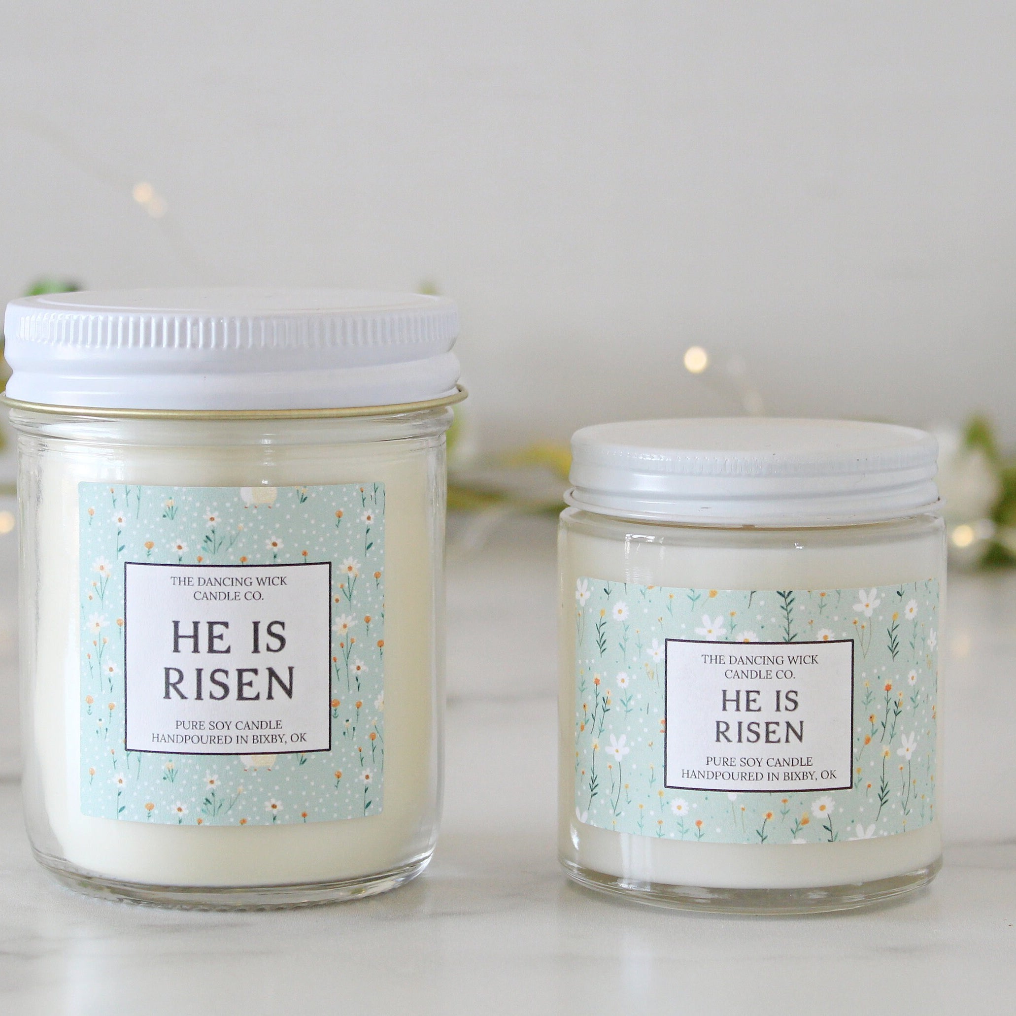 Wholesale He is Risen Easter Candles | Set of 3