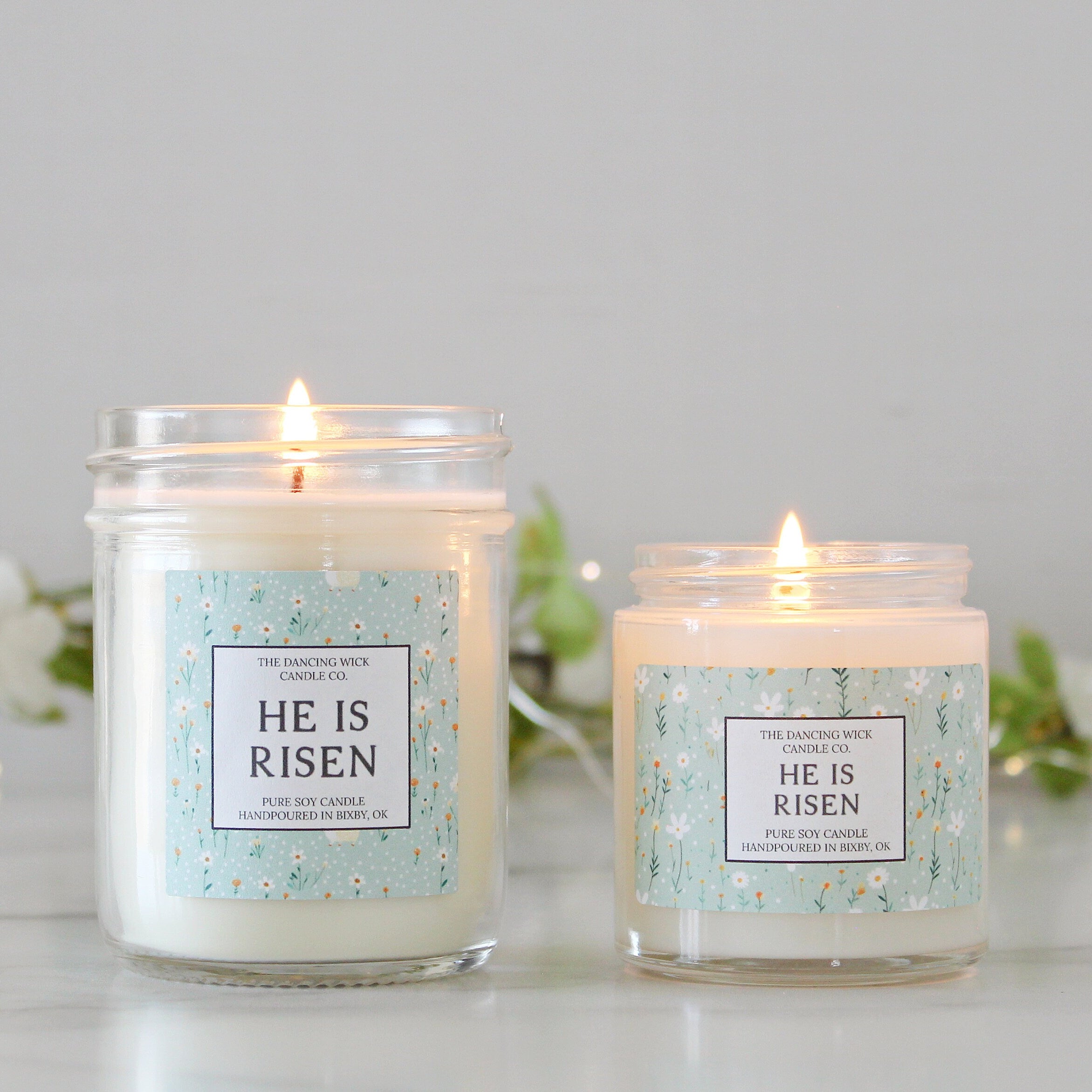 Wholesale He is Risen Easter Candles | Set of 3