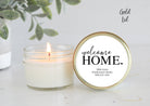 Welcome Home personalized 4oz candle favors / Realtor Gift / Closing Gift / New Home / First Time Homeowner / Mortgage Gift / Title Company