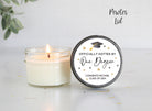 One Degree Hotter Graduation Party Favors / 4 oz Soy Candle Favors / College Graduation / High School Graduation / Personalized Favors