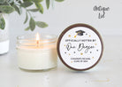 One Degree Hotter Graduation Party Favors / 4 oz Soy Candle Favors / College Graduation / High School Graduation / Personalized Favors