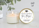 One Degree Hotter Graduation Party Favors / 4 oz Soy Candle Favors / College Graduation / High School Graduation / Personalized Favors