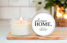Welcome Home personalized 4oz candle favors / Realtor Gift / Closing Gift / New Home / First Time Homeowner / Mortgage Gift / Title Company