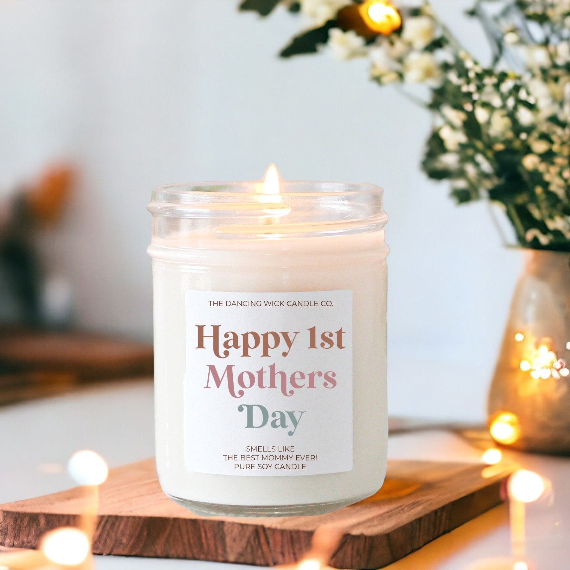 First Mother's Day Gift / Pure Soy Candle / Smells like the best Mommy Ever / New Mom Gift / Gift for Wife / First Time Mom / Scented Candle
