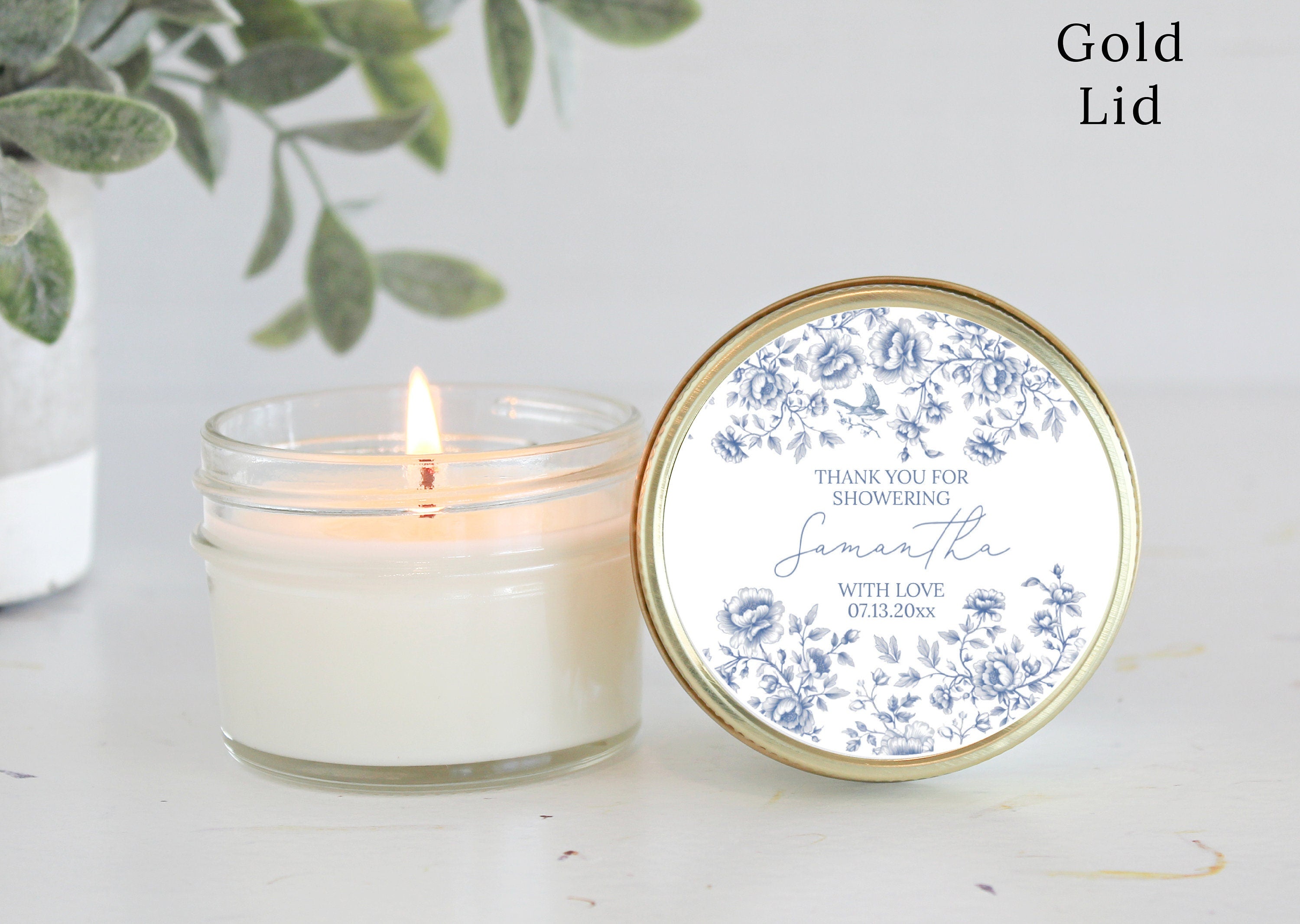 Something Blue Before I do / Candle Favors / Sugar Scrub Favors / Bridal Shower / Baby Shower / Gifts for Guest / Personalized / Dusty Blue