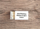 Custom Matches for Wedding Favors / Bridal Shower Favors / Sold in Sets of 10 / Matches to Match your Candle Favors / The Perfect Match