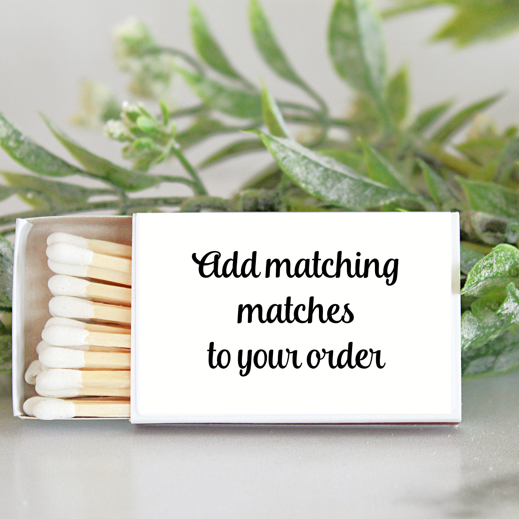 Custom Matches for Baby Shower Favors / Shower Favors / Custom Party Favors / Baby Shower Favor ideas / Sold in Sets of 10