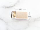 Custom Matches for Wedding Favors / Bridal Shower Favors / Sold in Sets of 10 / Matches to Match your Candle Favors / The Perfect Match