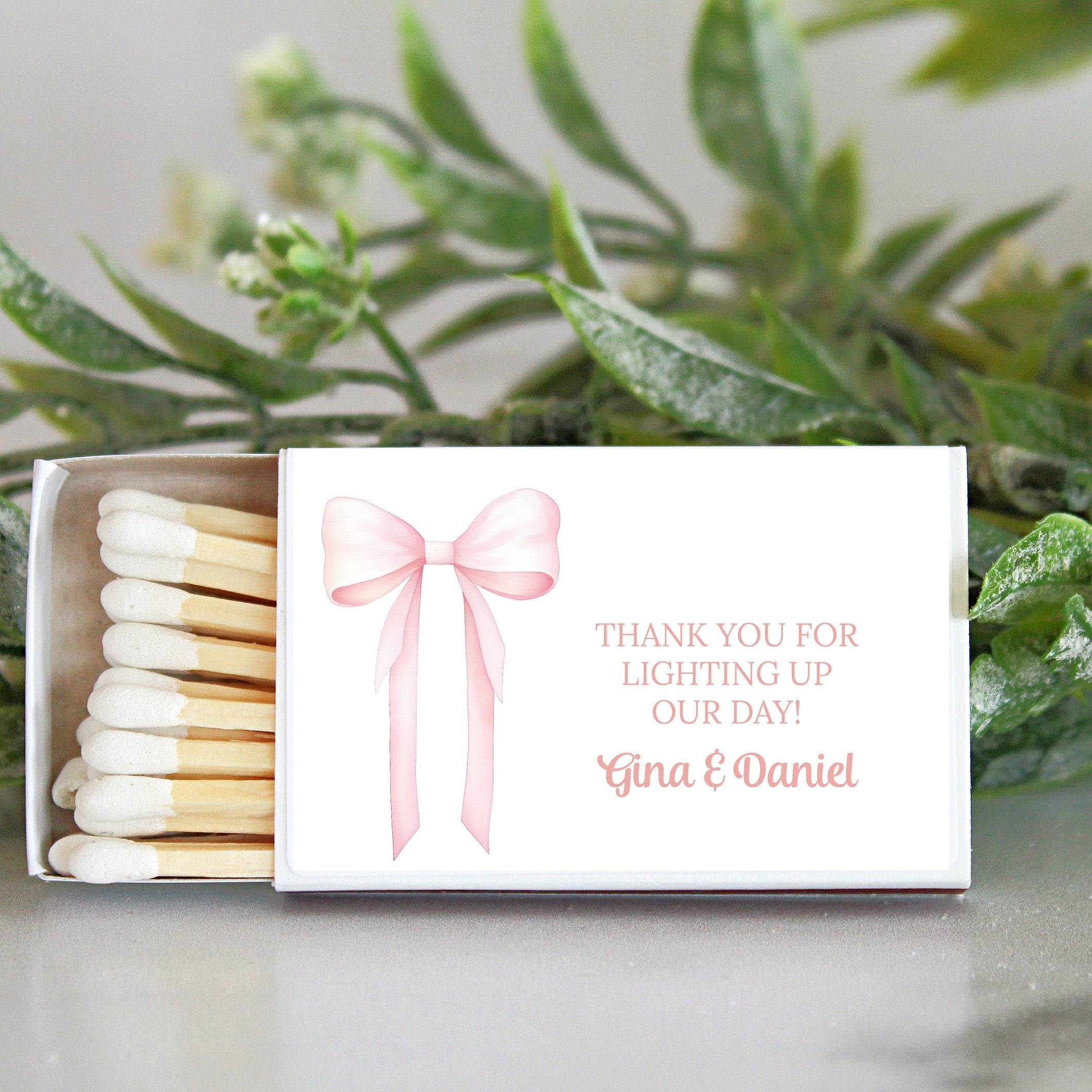 Custom Matches for Baby Shower Favors / Shower Favors / Custom Party Favors / Baby Shower Favor ideas / Sold in Sets of 10