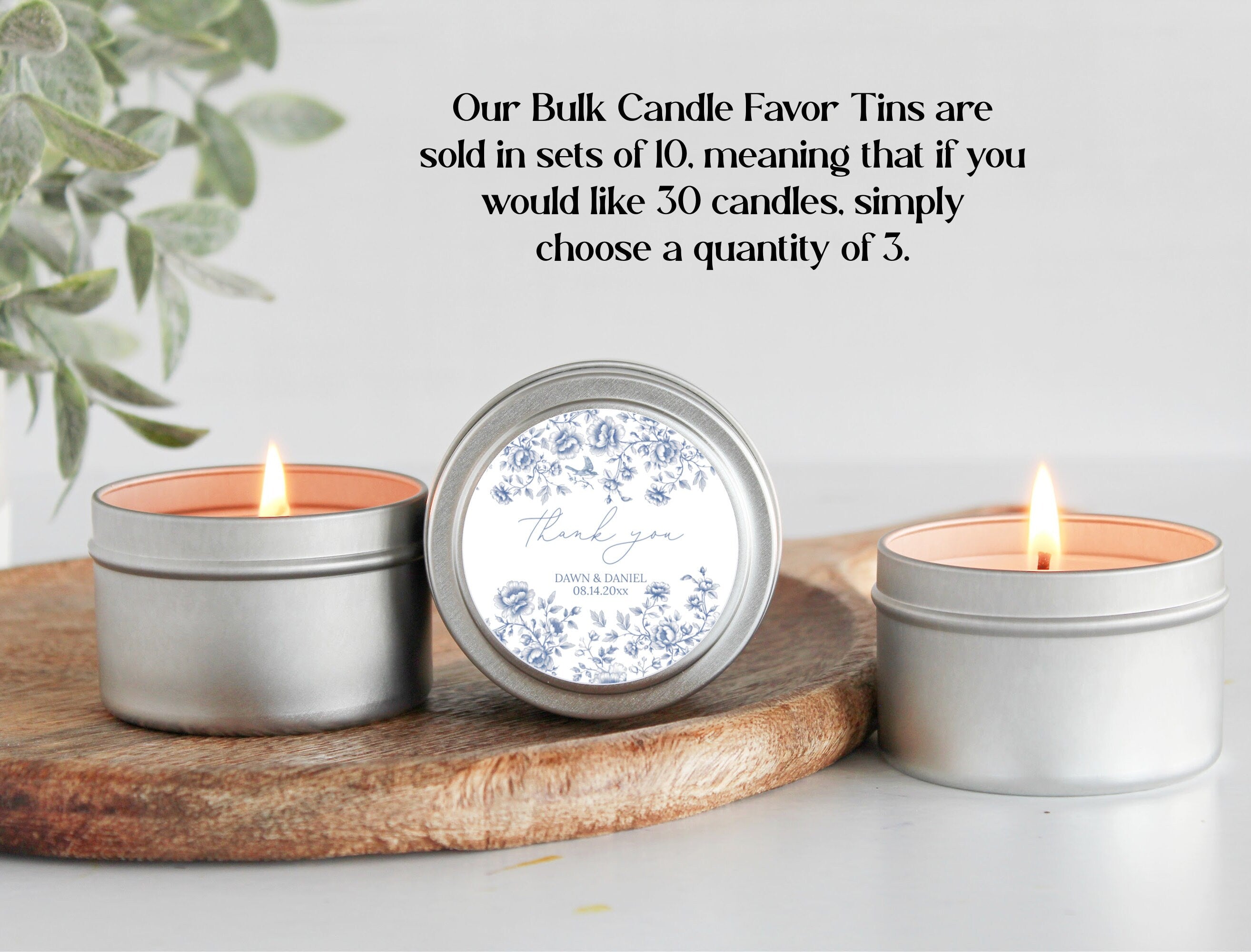 Something Blue Before I do / Set of 10 Bulk Candle Favors / Bridal Shower / Baby Shower / Gifts for Guest / Personalized / Dusty Blue