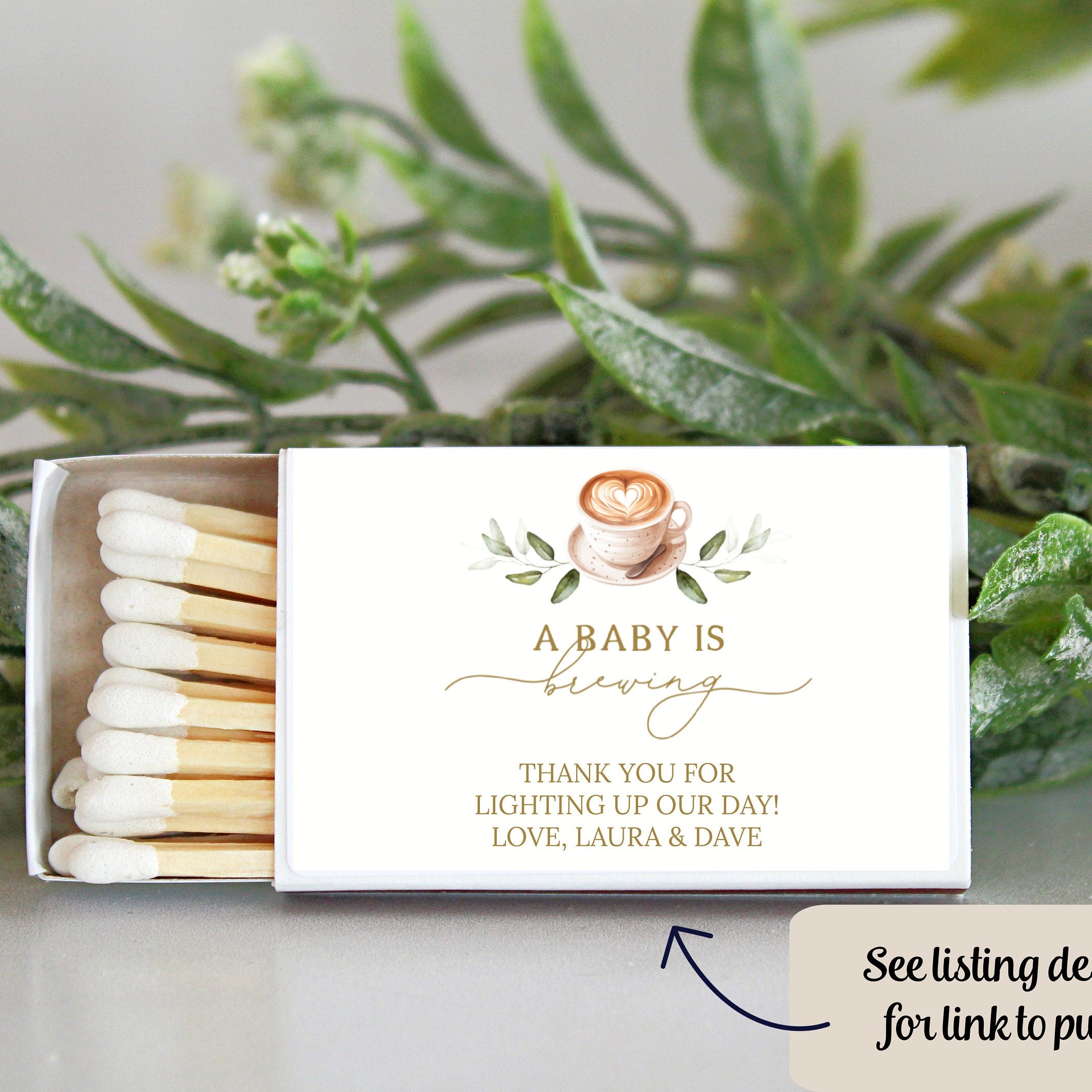 A Baby is Brewing / 4 oz Soy Candle Favor / Boy Baby Shower / Girl Baby Shower / Coed Baby Shower / Custom Party Favors Coffee Beer Bottle