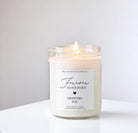 Forever in Our Hearts Personalized Candle