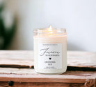 Forever in Our Hearts Personalized Candle