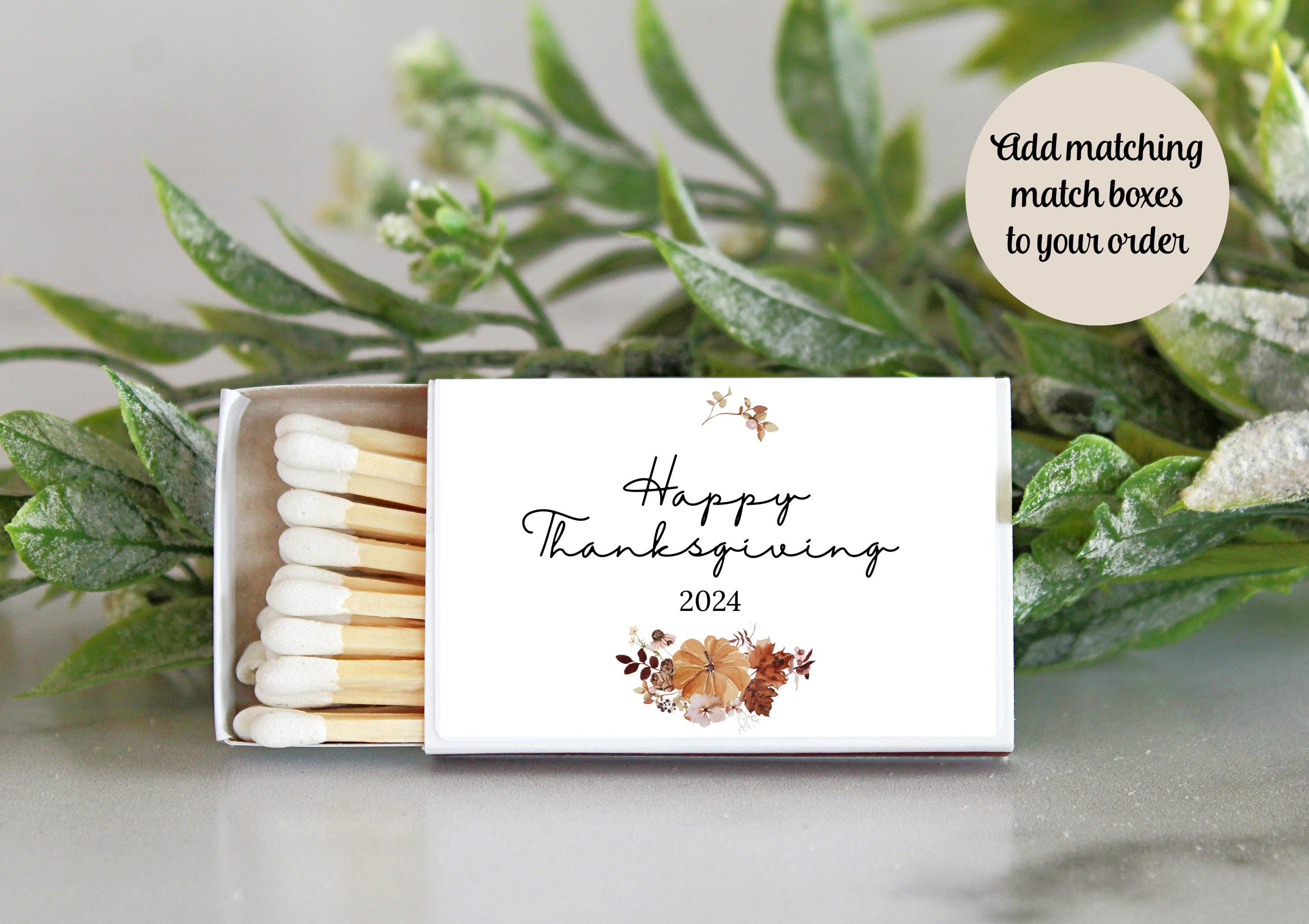 Happy Thanksgiving Soy Candle / Autumn Decor / Thanksgiving Table / Hostess Gift / Scented Candle / So very Thankful for you / Personalized