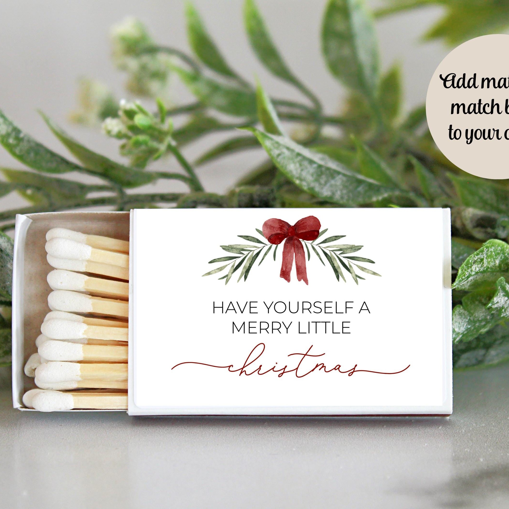 Personalized Merry Little Christmas Candle | Pure Soy Candle | Custom Holiday Gift | Hand-Poured Christmas Candle | Holiday Home Decor