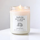 Engagement Gift Candle, Smells Like You're Getting Married, Personalized Couple Gift, Bride to Be Gift, Engagement Party, Gift for Her