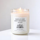 Book Lover Gift for her, Funny Reader Candle, Cozy Bookish Gift, Literary Soy Candle, Bibliophile Gift Smells Like She's Reading Again