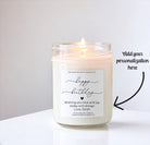 Happy Birthday Candle – Thoughtful Gift for Her, Best Friend Birthday Gift, Milestone Birthday, Scented Soy Candle, Self Care Gift for Women