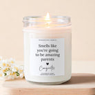 Personalized New Parent Gift / Custom Candle / New Mom Gift / Baby Shower Gifts For Pregnant Women New Dad / Best Pregnancy Gift Under 20