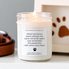 Dog Memorial Candle with Poem | Personalized Pet Loss Gift | In Loving Memory of Dog | Pet Remembrance Candle | Sympathy Gift for Dog Owner
