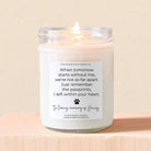 Dog Memorial Candle with Poem | Personalized Pet Loss Gift | In Loving Memory of Dog | Pet Remembrance Candle | Sympathy Gift for Dog Owner