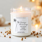 Keep Shining Candle | Encouragement Gift for Friend | Inspirational Gift for Her | Mental Health Support | You Matter Candle | Cheer Up Gift