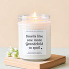 Grandparent Again Announcement Gift / Smells Like One More Grandchild to Spoil Candle / Pregnancy Announcement, Baby Reveal 2nd Pregnancy
