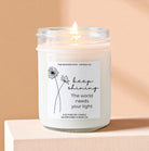 Keep Shining Candle | Encouragement Gift for Friend | Inspirational Gift for Her | Mental Health Support | You Matter Candle | Cheer Up Gift