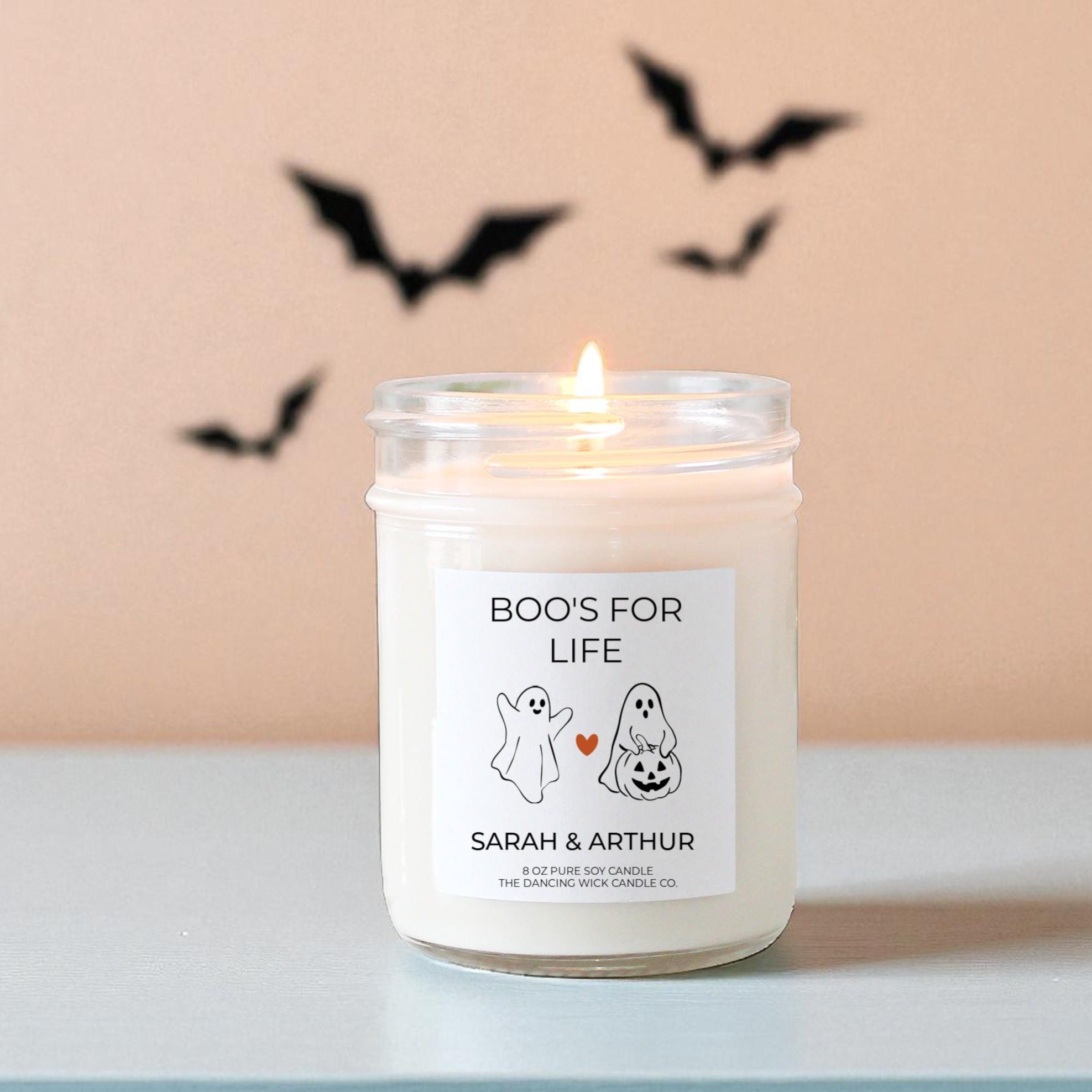 Personalized Boo Life Candle