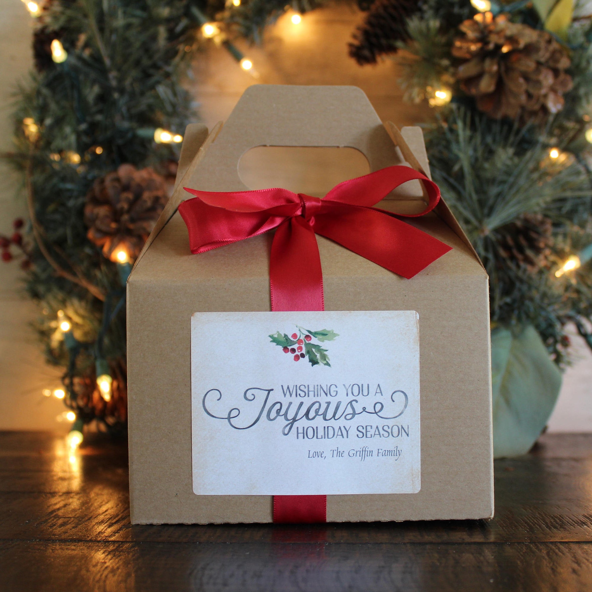 Merry & Bright Christmas Candle