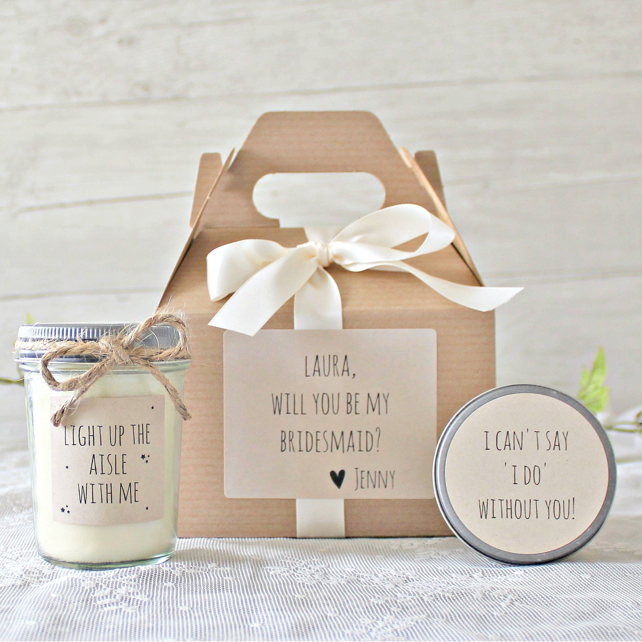 Bridesmaid Proposal Box - Light Up the Aisle